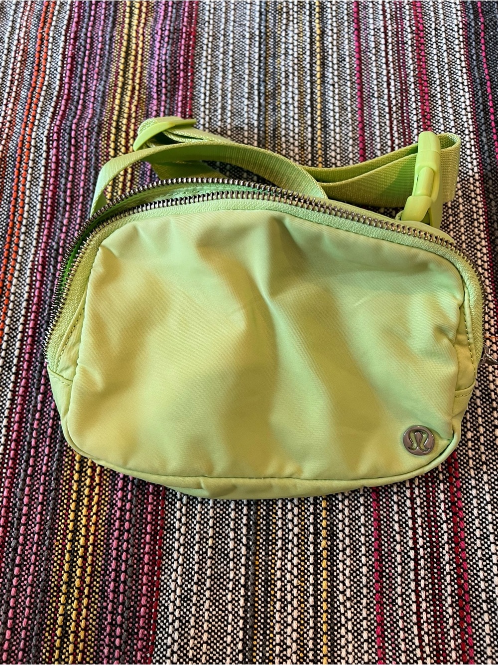 lululemon athletica Neon Lime Crossbody Pouch